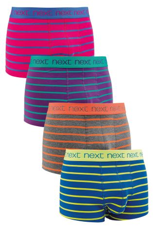 Bright Stripe Hipsters Four Pack